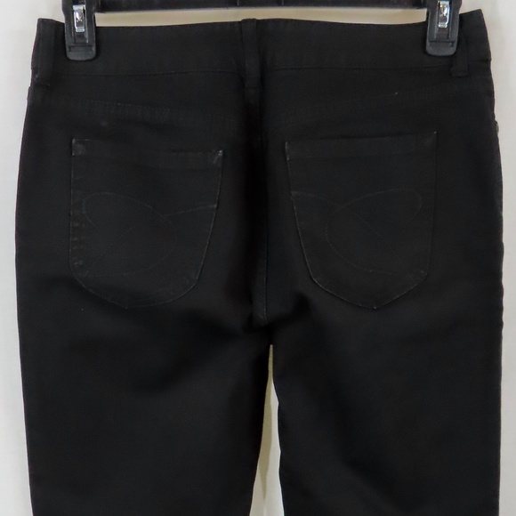 Chico's Platinum Black Jeans Sz. 1 M/8 - Picture 6 of 9